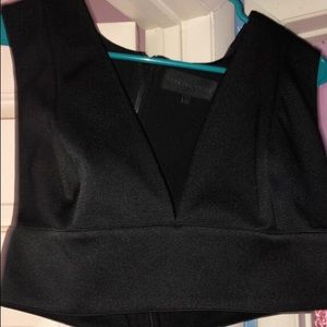 Black Kendall & Kylie Crop Top